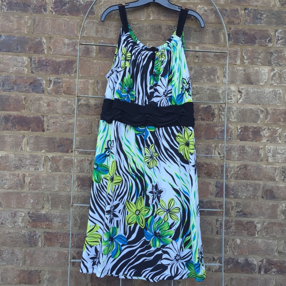 New Directions Summer Tropical Dress Size 2X